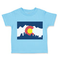 Toddler Clothes Colorado Flag Valentines Love Toddler Shirt Baby Clothes Cotton