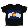 Toddler Clothes Colorado Flag Valentines Love Toddler Shirt Baby Clothes Cotton