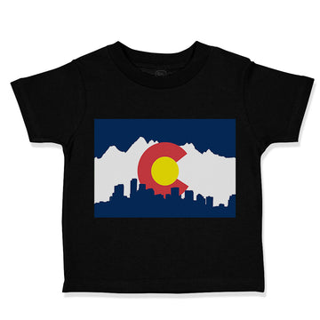 Toddler Clothes Colorado Flag Valentines Love Toddler Shirt Baby Clothes Cotton