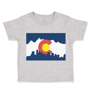 Toddler Clothes Colorado Flag Valentines Love Toddler Shirt Baby Clothes Cotton