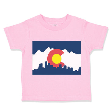 Toddler Clothes Colorado Flag Valentines Love Toddler Shirt Baby Clothes Cotton