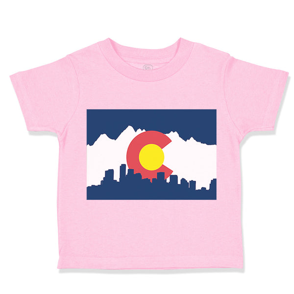 Toddler Clothes Colorado Flag Valentines Love Toddler Shirt Baby Clothes Cotton