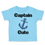 Toddler Clothes Captain Cute Anchor Nautical Sailing Toddler Shirt Cotton