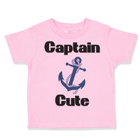 Toddler Clothes Captain Cute Anchor Nautical Sailing Toddler Shirt Cotton