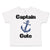 Toddler Clothes Captain Cute Anchor Nautical Sailing Toddler Shirt Cotton