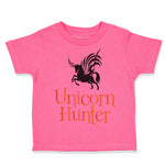 Toddler Girl Clothes Unicorn Hunter Style A Funny Humor Toddler Shirt Cotton