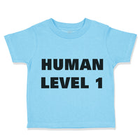 Toddler Clothes Human Level 1 Gamer Geek Nerd Funny Humor Toddler Shirt Cotton