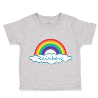 Toddler Clothes Rainbow Hearts Funny Humor Toddler Shirt Baby Clothes Cotton