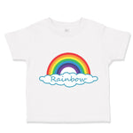 Toddler Clothes Rainbow Hearts Funny Humor Toddler Shirt Baby Clothes Cotton