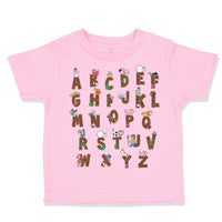 Toddler Clothes Abc Alphabet Elemenohpee Toddler Shirt Baby Clothes Cotton