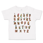 Toddler Clothes Abc Alphabet Elemenohpee Toddler Shirt Baby Clothes Cotton