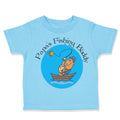 Toddler Clothes Papa's Fishing Buddy Fisherman Dad Father's Day Toddler Shirt