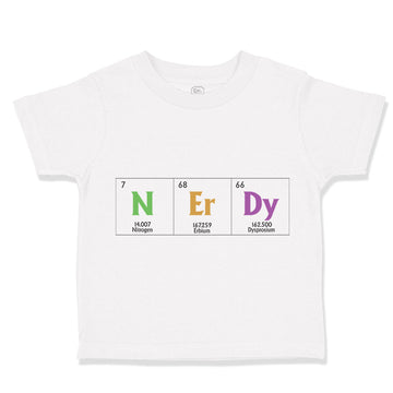 Toddler Clothes Nerdy N Er Dy Geek Funny Humor Toddler Shirt Baby Clothes Cotton
