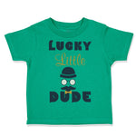 Toddler Clothes Lucky Little Dude St Patrick's Irish Clover Toddler Shirt Cotton