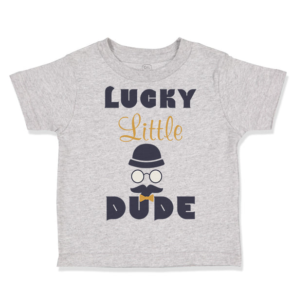 Toddler Clothes Lucky Little Dude St Patrick's Irish Clover Toddler Shirt Cotton