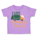 Toddler Clothes I Love Garbage Trucks Toddler Shirt Baby Clothes Cotton