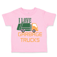 Toddler Clothes I Love Garbage Trucks Toddler Shirt Baby Clothes Cotton