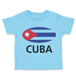 Toddler Clothes Cuba Flag Cuban Toddler Shirt Baby Clothes Cotton