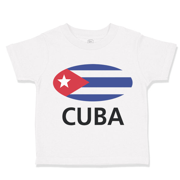 Toddler Clothes Cuba Flag Cuban Toddler Shirt Baby Clothes Cotton