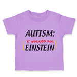 Toddler Clothes Autism: It Worked for Einstein Style B Autistic Puzzle Cotton