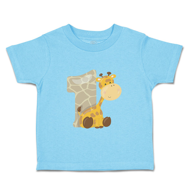 Toddler Clothes Safari Birthday 1 Alphabet & Monograms Animals Toddler Shirt