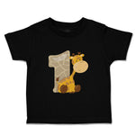 Toddler Clothes Safari Birthday 1 Alphabet & Monograms Animals Toddler Shirt