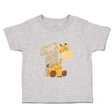 Toddler Clothes Safari Birthday 1 Alphabet & Monograms Animals Toddler Shirt