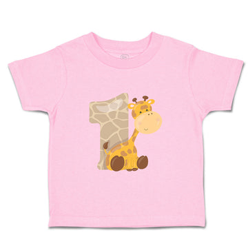Toddler Clothes Safari Birthday 1 Alphabet & Monograms Animals Toddler Shirt