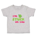 Toddler Clothes I Am Stuck on You Toddler Shirt Baby Clothes Cotton