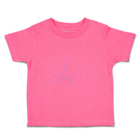 Toddler Girl Clothes Paris Eiffel Tower Pink Alphabet & Monograms Love Cotton