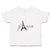 Paris Eiffel Tower Black Alphabet & Monograms Love