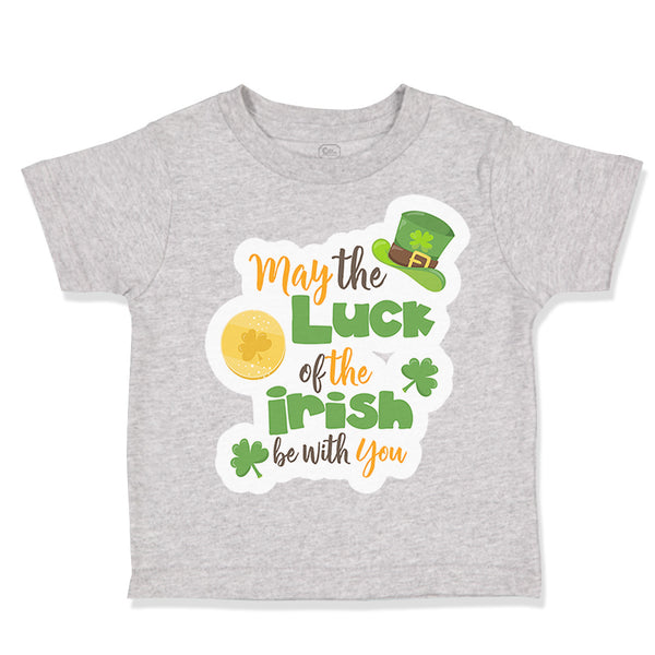 Toddler Clothes May The Luck of The Irish Be with You St Patrick's Toddler Shirt