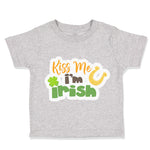Toddler Clothes Kiss Me I Am Irish St Patrick's Toddler Shirt Cotton