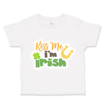 Toddler Clothes Kiss Me I Am Irish St Patrick's Toddler Shirt Cotton