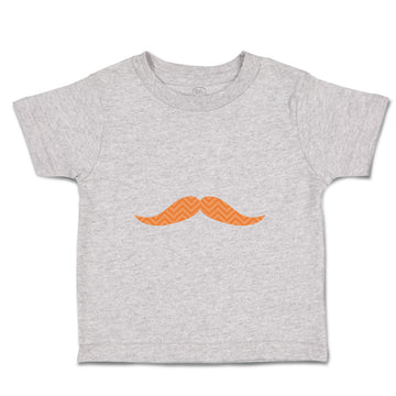 Cute Toddler Clothes Orange Mustache Funny & Novelty Novelty Toddler Shirt