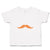 Cute Toddler Clothes Orange Mustache Funny & Novelty Novelty Toddler Shirt