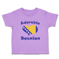 Toddler Clothes Adorable Bosnian Bosnia Herzegovina Countries Adorable Cotton