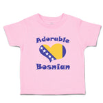 Toddler Clothes Adorable Bosnian Bosnia Herzegovina Countries Adorable Cotton