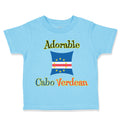 Toddler Clothes Adorable Cabo Verdean Cape Verde Toddler Shirt Cotton