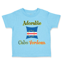 Toddler Clothes Adorable Cabo Verdean Cape Verde Toddler Shirt Cotton