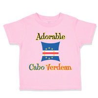 Toddler Clothes Adorable Cabo Verdean Cape Verde Toddler Shirt Cotton