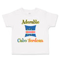 Toddler Clothes Adorable Cabo Verdean Cape Verde Toddler Shirt Cotton