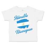 Toddler Clothes Adorable Nicaraguan Nicaragua Toddler Shirt Baby Clothes Cotton