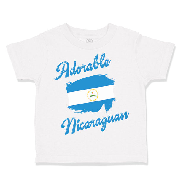 Toddler Clothes Adorable Nicaraguan Nicaragua Toddler Shirt Baby Clothes Cotton