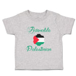 Toddler Clothes Adorable Palestinian Palestine Countries Adorable Toddler Shirt