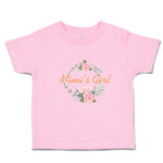 Toddler Girl Clothes Mimi's Girl with Wreath Flowers and Leaves Toddler Shirt