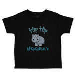 Toddler Clothes Baby Hippo Hippopotamus Hip Hip Hooray White Animals Zoo Cotton