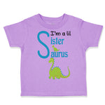 Toddler Clothes Green Dinosaur Dino Little Sister Saurus Toddler Shirt Cotton