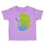 Toddler Clothes Peacock Spread Tail Zoo Funny Toddler Shirt Baby Clothes Cotton