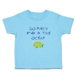 Toddler Clothes So Much Fun in The Ocean Fish with Closed Eyes Toddler Shirt